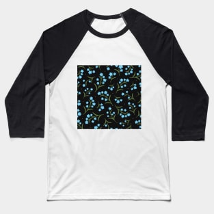 Forget-me-nots simple pattern Baseball T-Shirt